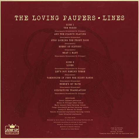 Loving Paupers - Lines