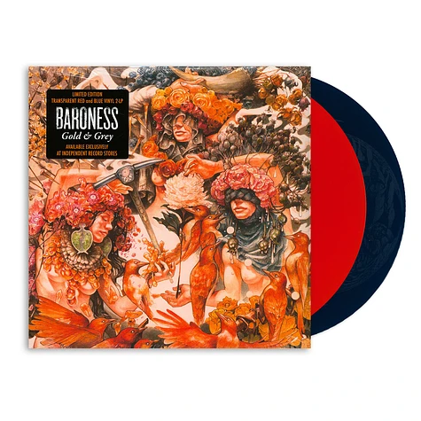 Baroness - Gold & Grey Red & Blue Vinyl Edition