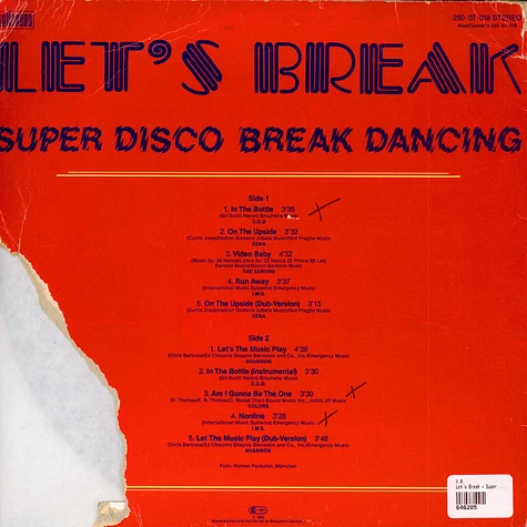 V.A. - Let's Break - Super Disco Break-Dancing