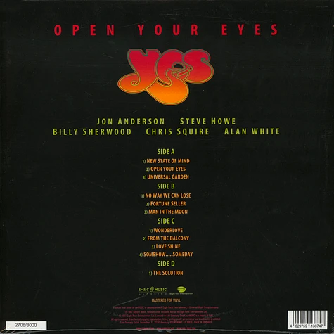 Yes - Open Your Eyes Limited Edition