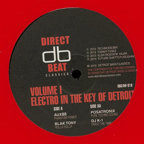 V.A. - Electro In The Key Of Detroit Volume 1