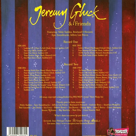 Jeremy Gluck & Friends - I Knew Buffalo Bill
