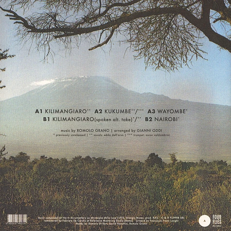 Romolo Grano & Gianni Oddi - Le Montagne Della Luce