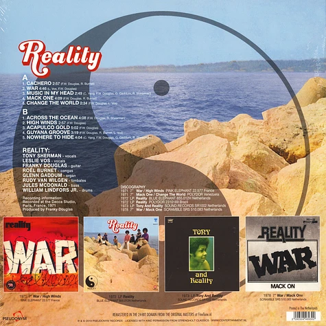 Reality - Reality Black Vinyl Edition