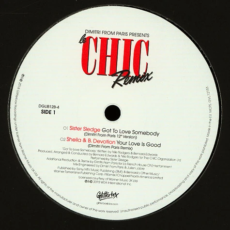 Sister Sledge / Sheila & B. Devotion - Got To Love Somebody / Your Love Is So Good (Dimitri From Paris Mixes)