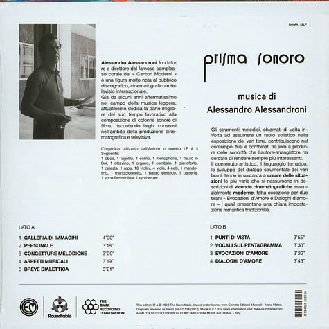 Alessandro Alessandroni - Prisma Sonoro