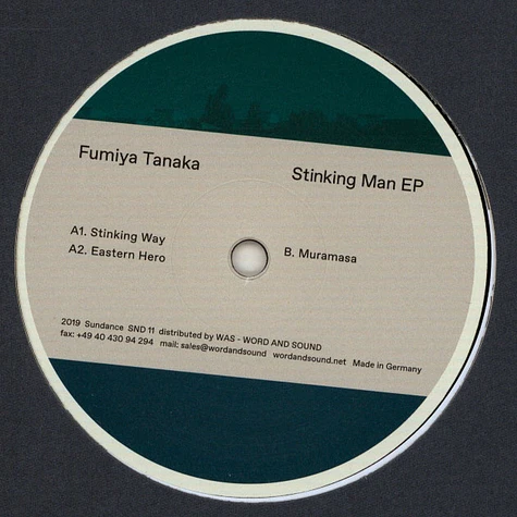 Fumiya Tanaka - Stinking Man EP