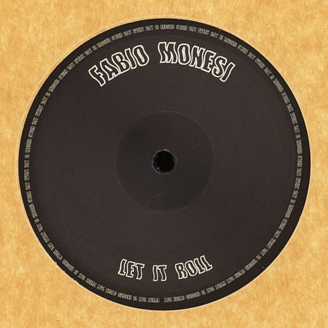 Fabio Monesi - Let It Roll Record Store Day 2019 Edition