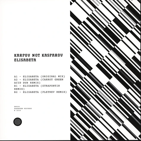 Karpov Not Kasparov - Elisabeta The Remixes