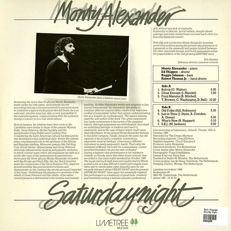Monty Alexander - Saturday Night