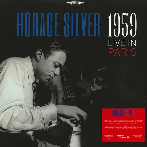 Horace Silver - Live In Paris 1959