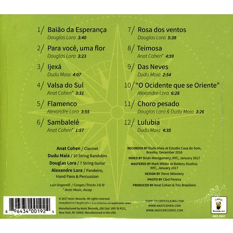 Anat Cohen & Trio Brasileiro - Rosa Dos Ventos