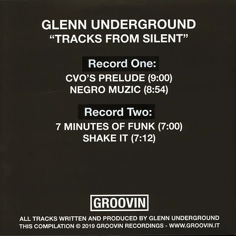 Glenn Underground - Tracks From Silent