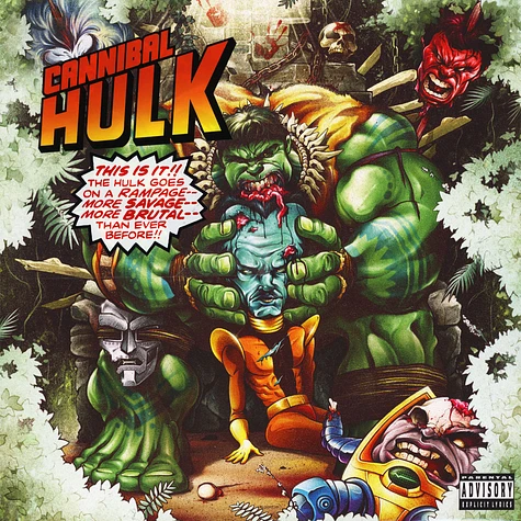 Ill Bill & Stu Bangas - Cannibal Hulk Limited Alternative Cover Pink Vinyl Edition