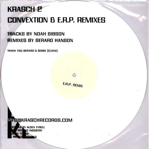 Noah Gibson - Krasch 2 Convextion & E.R.P. Remixes