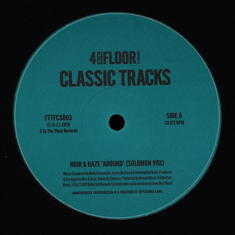 Moodymann, Noir & Haze, Chicken Lips, Solomun - Classics Volume 2