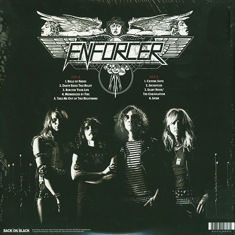 Enforcer - Death By Fire Splattered Vinyl Edition