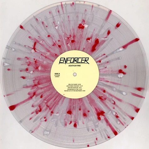 Enforcer - Death By Fire Splattered Vinyl Edition