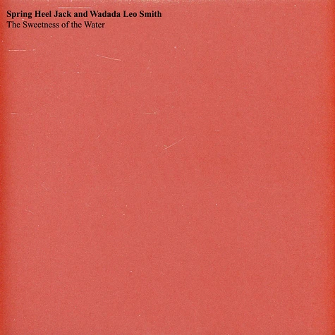 Spring Heel Jack & Wadada Leo Smith - The Sweetness Of The Water