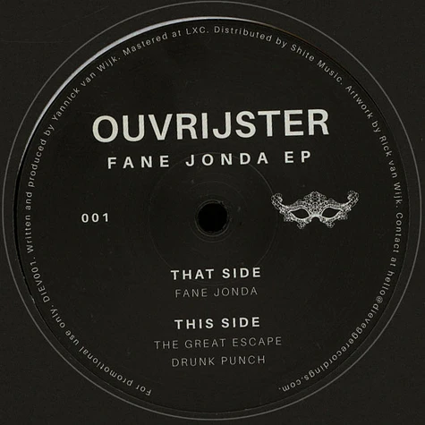 Ouvrijster - Fane Jonda EP