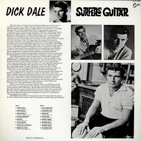 Dick Dale & His Del-Tones - Surfer's Guitar