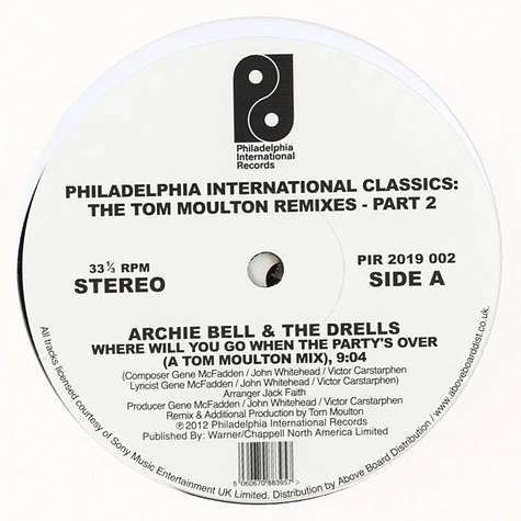 V.A. - Philadelphia International Classics: The Tom Moulton Remixes Part 2