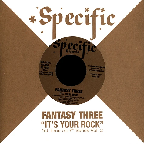 Fantasy Three - It's Your Rock