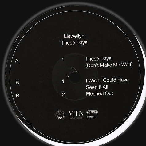 Llewellyn - These Days