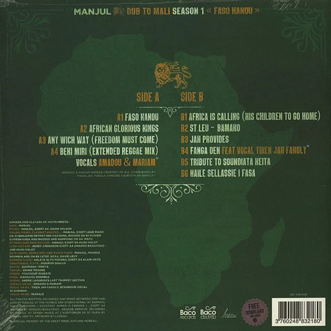Manjul - Dub To Mali Season 1 <<Faso Kanou>>