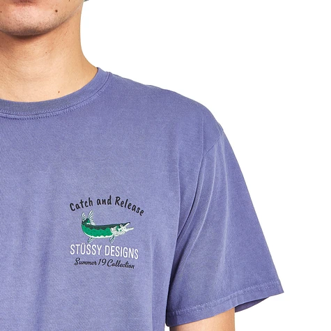 Stüssy - Catch & Release Pigment Dyed Tee