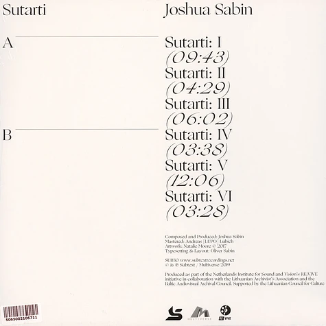 Joshua Sabin - Sutarti
