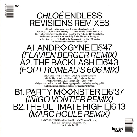 Chloe - Endless Revisions Remixes