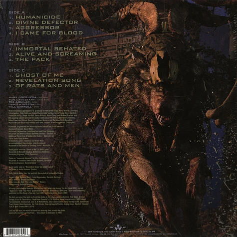 Death Angel - Humanicide Black Vinyl Edition