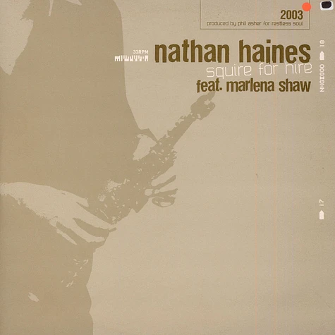 Nathan Haines Feat. Marlena Shaw - Squire For Hire