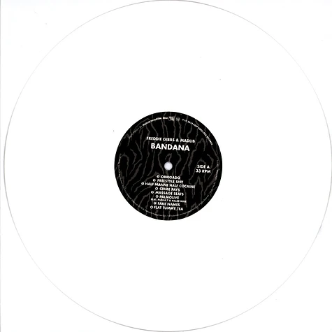 Freddie Gibbs & Madlib - Bandana HHV Exclusive White Vinyl Edition
