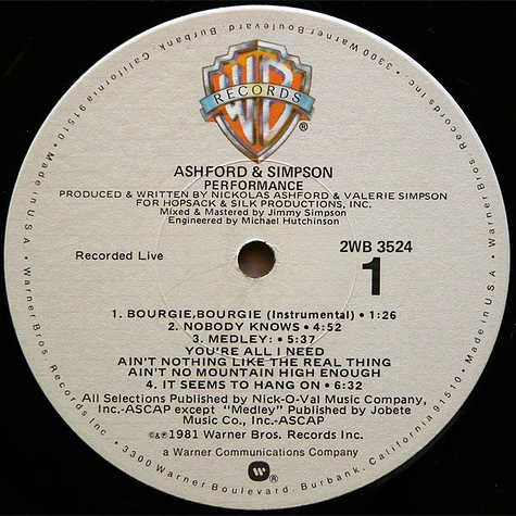 Ashford & Simpson - Performance
