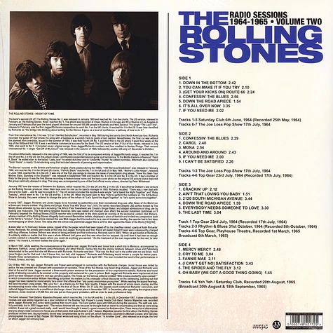 The Rolling Stones - Radio Sessions Volume 2 1964-1965 Bluevinyl Edition