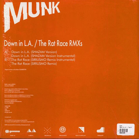 Munk - Down In L.A. / The Rat Race RMXs