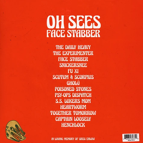 Oh Sees (Thee Oh Sees) - Face Stabber Black Vinyl Edition