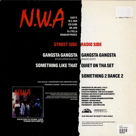 N.W.A - Gangsta Gangsta