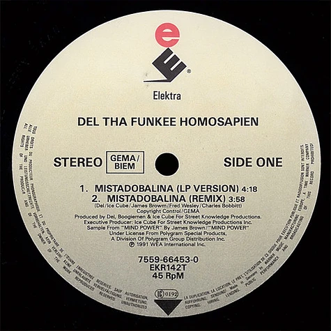 Del The Funky Homosapien - Mistadobalina