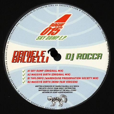 Daniele Baldelli & DJ Rocca - Sky Dump EP