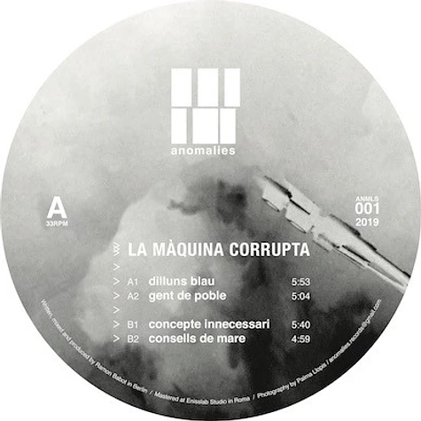 La Maquina Corrupta - Dilluns Blau EP