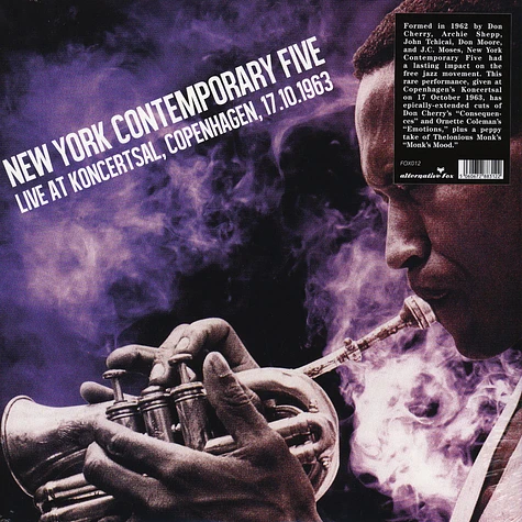 New York Contemporary Five - Live At Koncertsal Copenhagen 1963