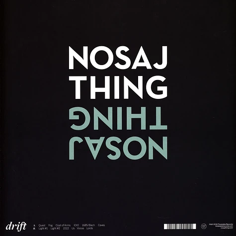 Nosaj Thing - Drift Black Vinyl Edition