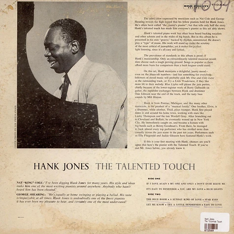 Hank Jones - The Talented Touch