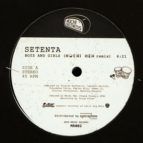 Setenta - Boys And Girls Mochi Men Remix