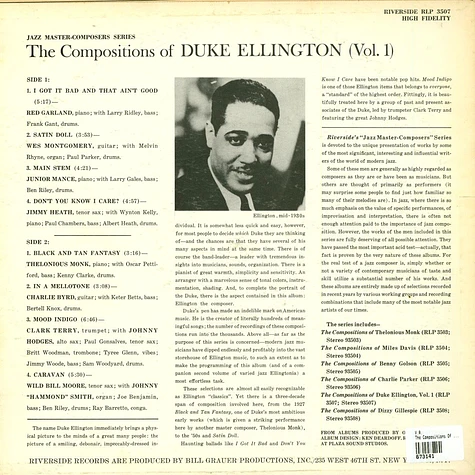 V.A. - The Compositions Of Duke Ellington (Volume 1)