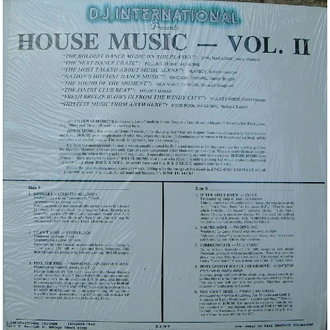 V.A. - Chicago Sound: House Music Vol. II