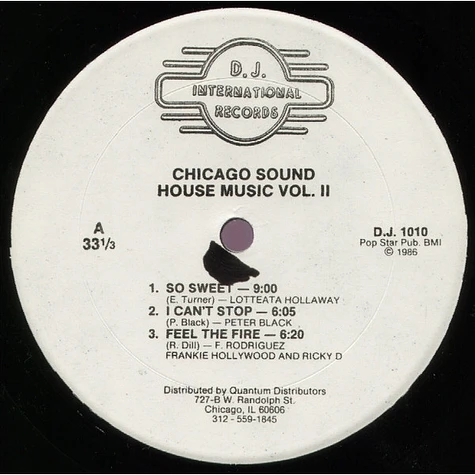 V.A. - Chicago Sound: House Music Vol. II